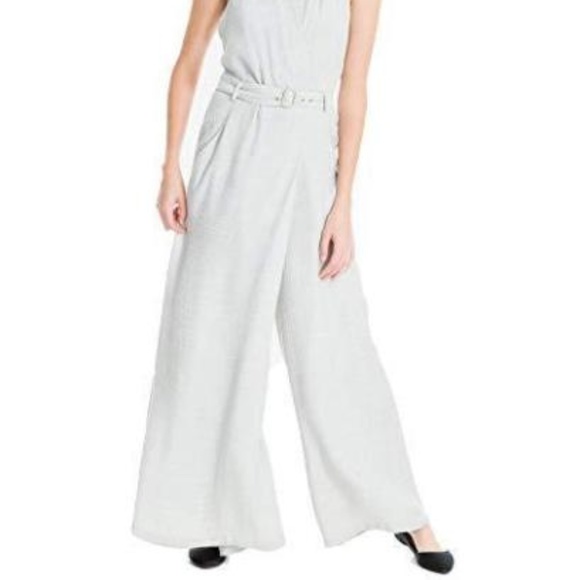 Max Studio London Belted Wide-Leg Jumpsuit - Picture 3 of 4